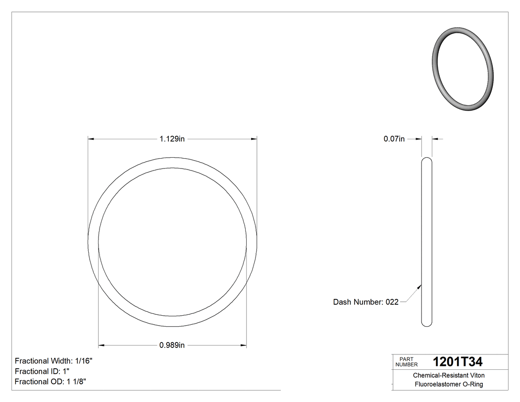 Technical drawing - 1201T34